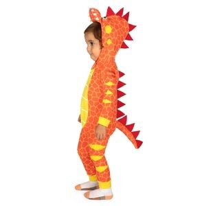 NEW w/TAGS Tipsy Elves Orange T-Rex Dinosaur Kids Costume Size Medium